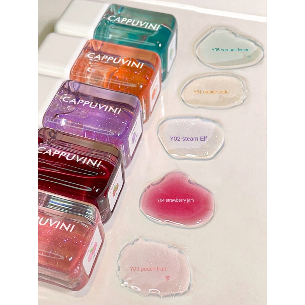 Son bóng son dưỡng môi Cappuvini hình khối nhỏ dưỡng ẩm môi