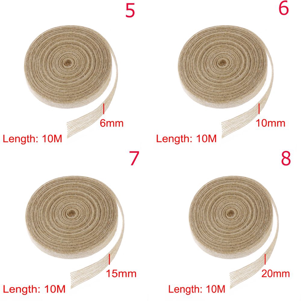 Dải ruy băng trang trí đám cưới dài 5/10m thời trang theo phong cách vintage