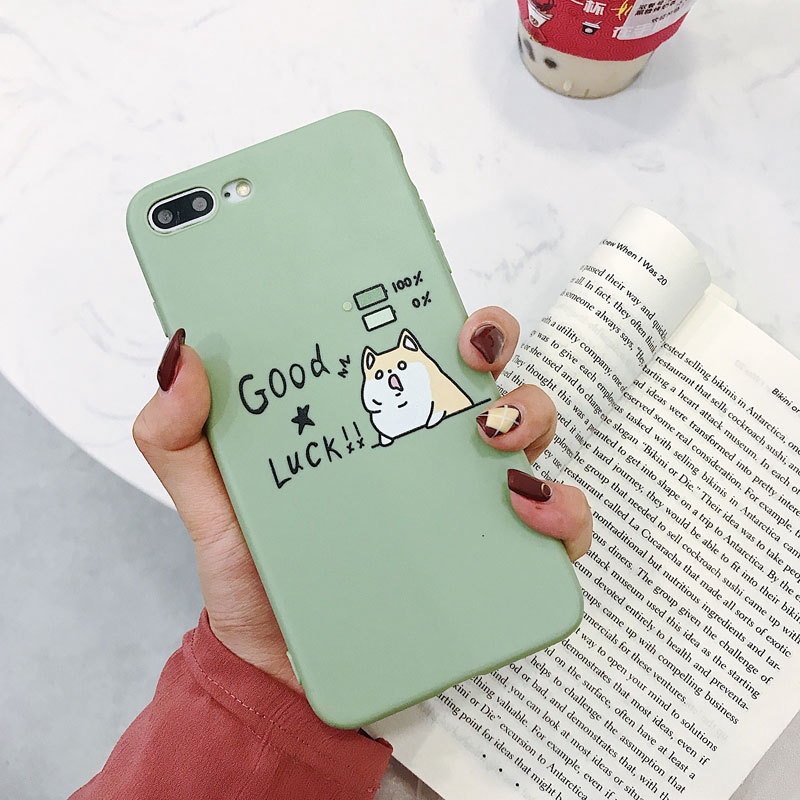 Ốp điện thoại hình mèo xinh xắn cho iPhone 8 7 6s 6 x XR XS Max Plus | BigBuy360 - bigbuy360.vn