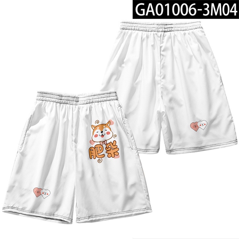 Quần short in hình chú cún shiba đáng yêu dành cho nam