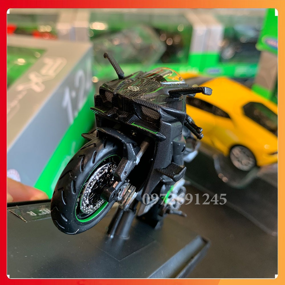 Xe mô hình Kawasaki Ninja H2R tỉ lệ 1:18 Maisto