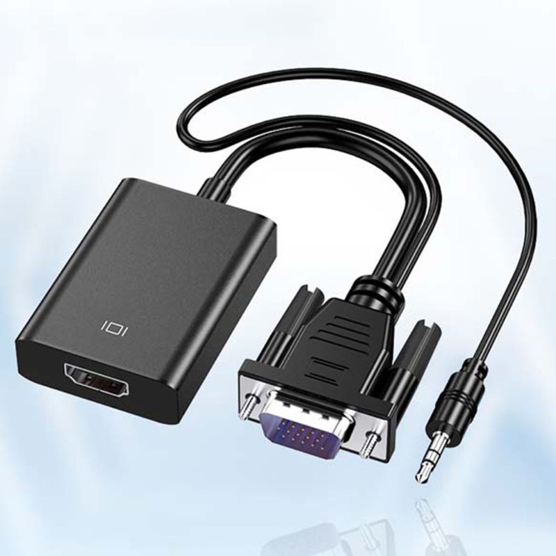 Bộ Chuyển Đổi Vga Sang Hdmi Với Đầu Ra 3.5mm Với Đầu Ra 3.5mm