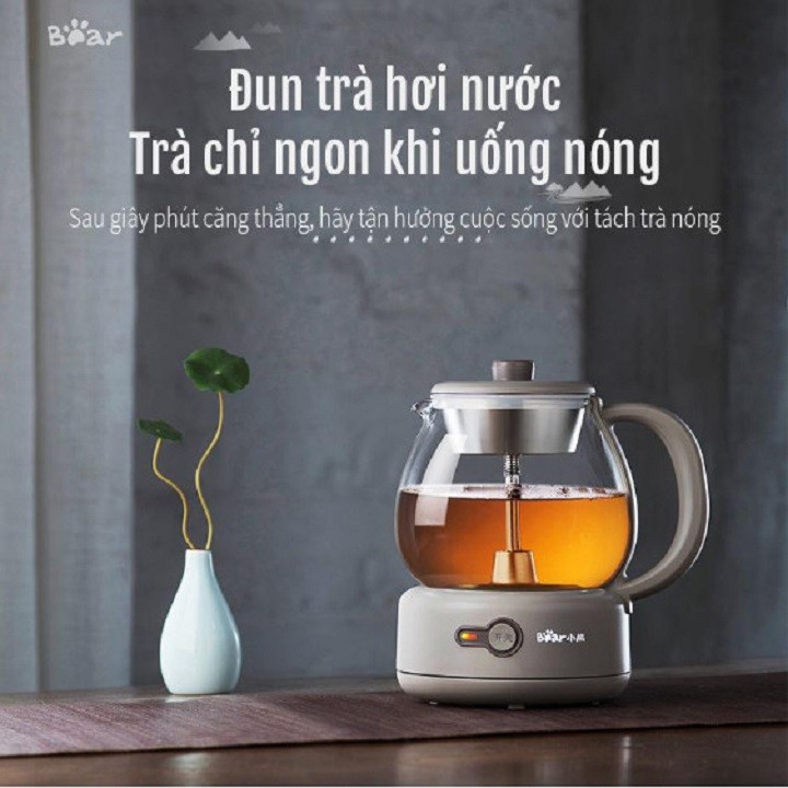 Máy pha trà hơi nước tự động thông minh Bear cao cấp