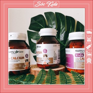 Canxi Sữa Healthy Care Cho Bé Từ 4 Tháng Giúp Hệ Xương Chắc Khoẻ - CHUẨN ÚC | MẪU MỚI | DATE 2024 | 60 VIÊN | SÓC KIDS