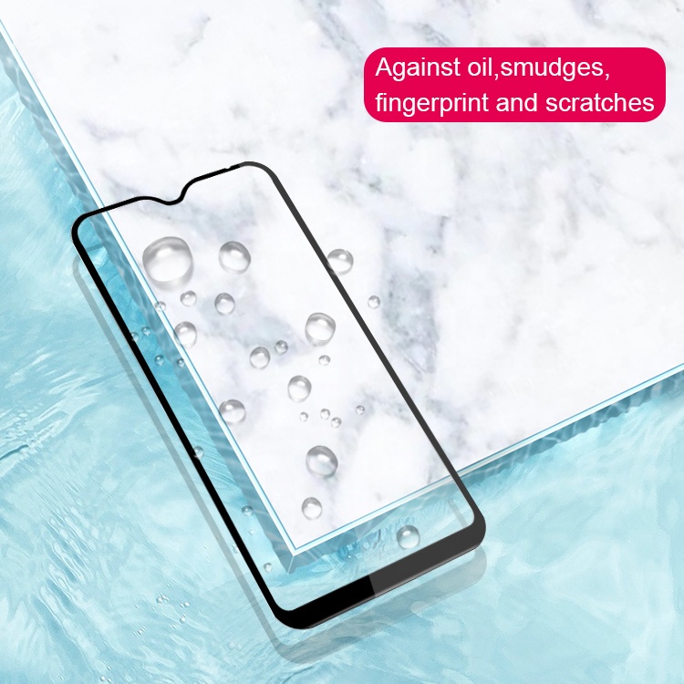 Cường lực Samsung A20 , A20s , A21 , A21s full màn hình chống trầy xước điện thoại - Tặng kèm giấy lau