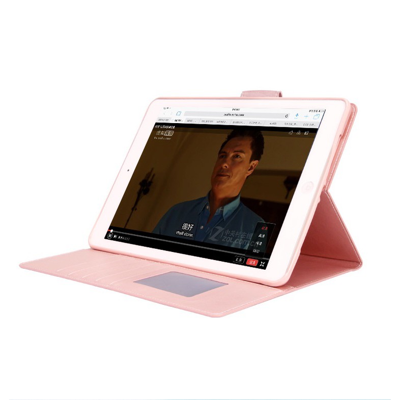 Bao da Samsung Galaxy Tab A7 10.4 (2020) T500/T505 dạng ví có ngăn đựng thẻ, đựng tiền, quai gập chính hãng HanMan | BigBuy360 - bigbuy360.vn