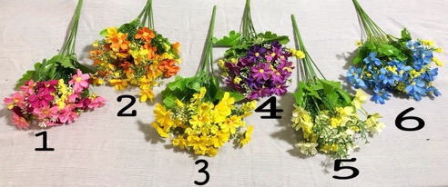 Cúc cánh sẻ bằng lụa - hoa giả cúc nhí