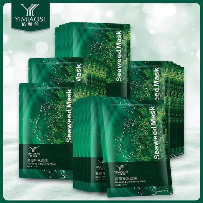 MẶT NẠ TẢO BIỂN THIÊN NHIÊN SEAWEED MASK - YIMIAOSI