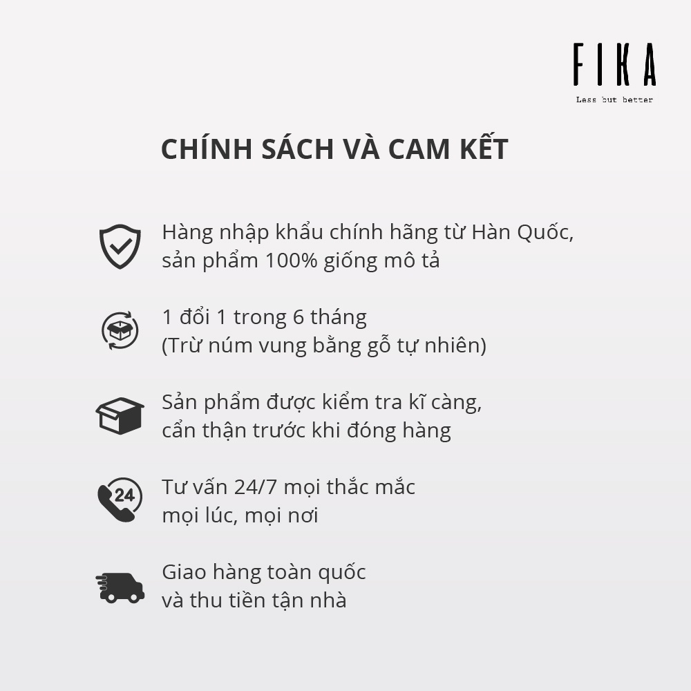 [Mã BMBAU300 giảm 10% đơn 499K] Nồi đúc phủ gốm Fika Neoflam, xoong chống dính size 18cm EKFGC18