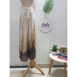(CÓ SẴN) Quần lanh boho 2 nơ