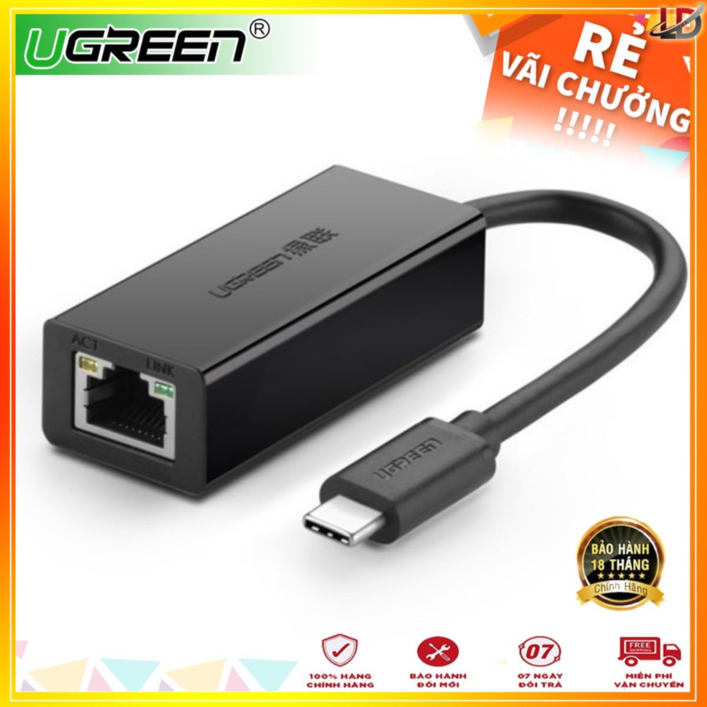 Cáp USB 3.1 Type C to Lan Ugreen UG-30287 cao cấp