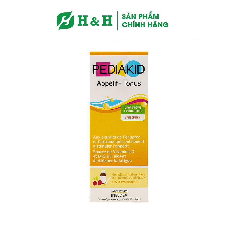 Thực phẩm bảo vệ sức khỏe PEDIAKID APPETIT TONUS – Hỗ trợ kích thích cảm giác thèm ăn, giảm mệt mỏi và phục hồi sức khỏe