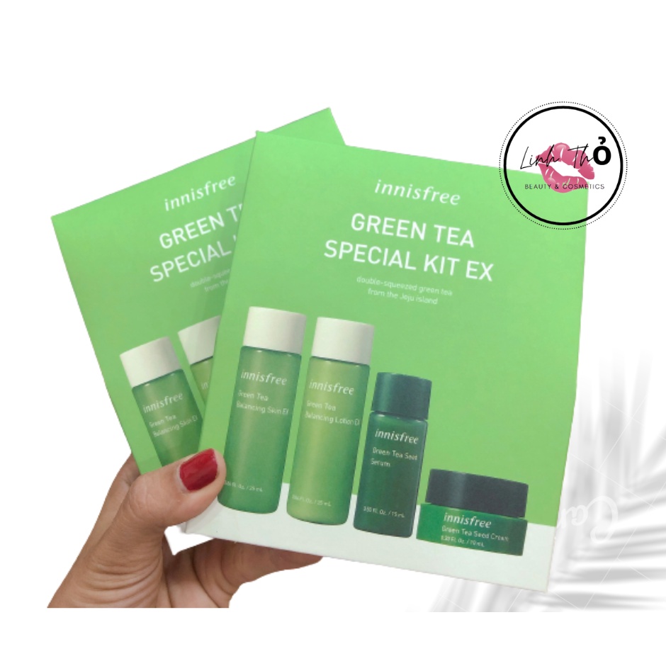 Set Dưỡng Trà Xanh Green Tea Innisfree Special Kit Ex 4 món