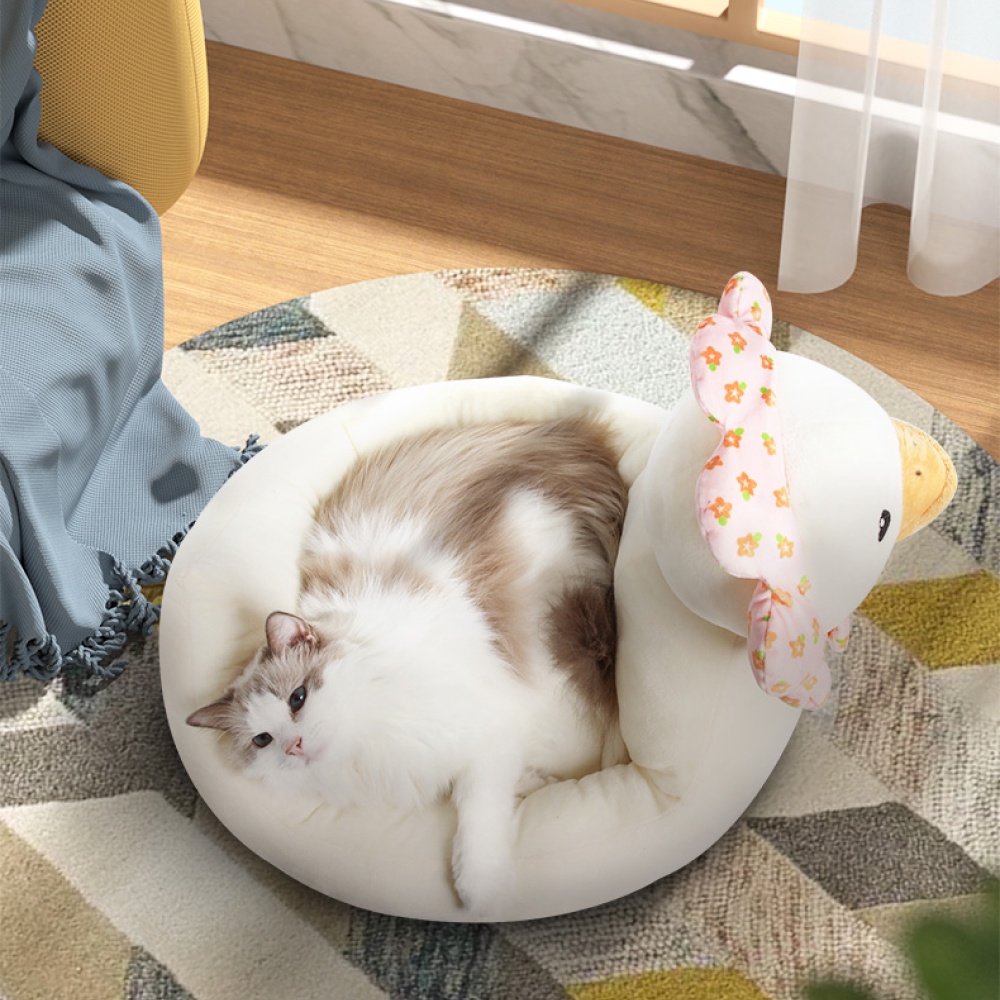 Đệm nằm cho thú cưng hình vịt/cánh cụt