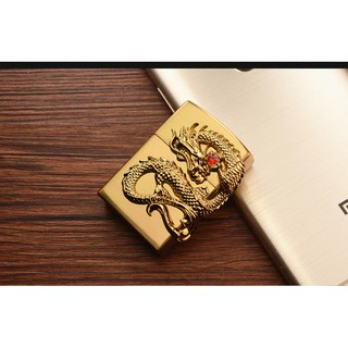 (phamthilam141196) Bật lửa Zippo hình rồng - 6270