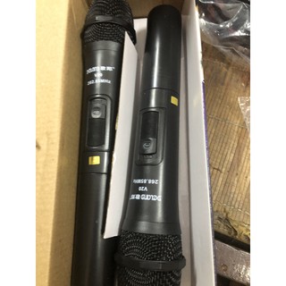 Mic đôi v20 bluethooth dành cho loa kéo các loại