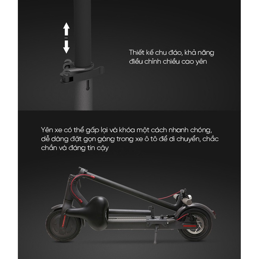 Yên xe Ninebot Scooter PJ05JHZY - Dành cho ES1/ES2