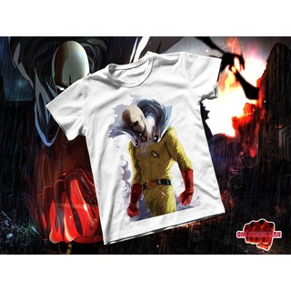 Áo thun Cotton Unisex - Anime - One-Punch Man - Saitama cực ngầu