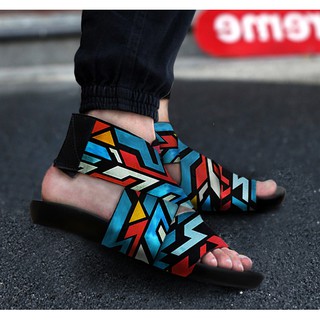 Giày sandal thời trang năng động, trẻ trung, MỚI NHẤT HOT NHẤT 2024 - XANH ĐA SẮC