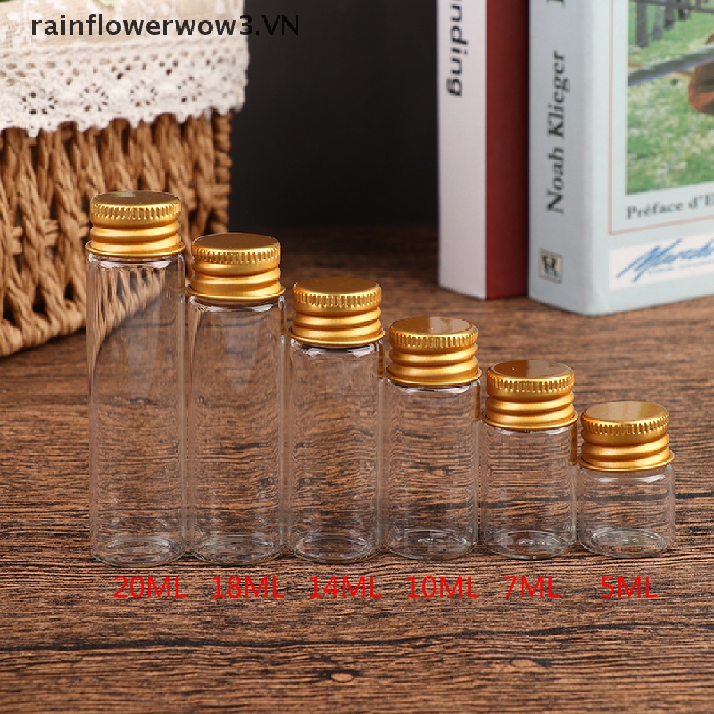 Set 10 Lọ Điều Ước Thủy Tinh 5 / 7 / 10 / 14 / 18 / 20ML