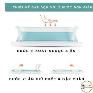 Chậu tắm gấp gọn
