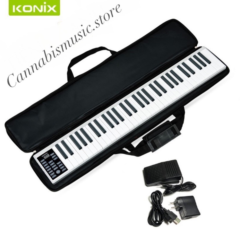 Đàn Piano Điện Konix PZ61 - 61 phím cảm ứng lực Flexible PZ-61 - Cam kết 100% Chính hãng