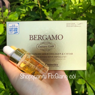 Tinh Chất Dưỡng Da  Bergamo Luxury Gold Collagen Serum