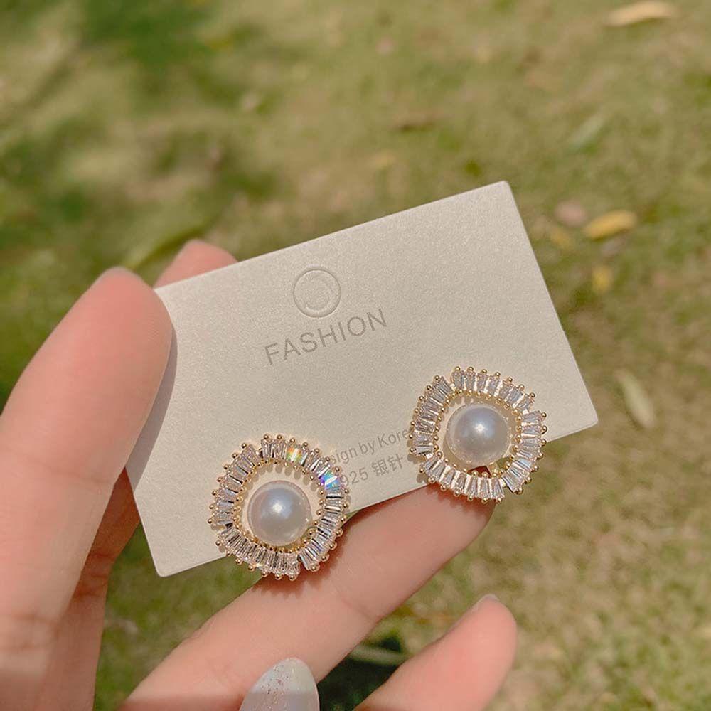 Bông Tai VANES1 Dáng Dài Hình Vuông Ngọt Ngào Cá Tính Cho Nữ