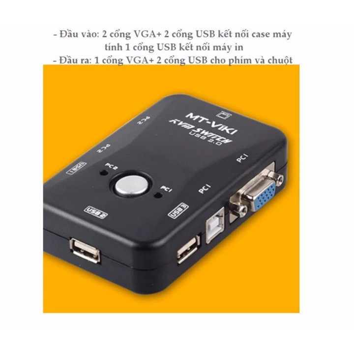 USB KVM Switches 2 ports MT- VIKI