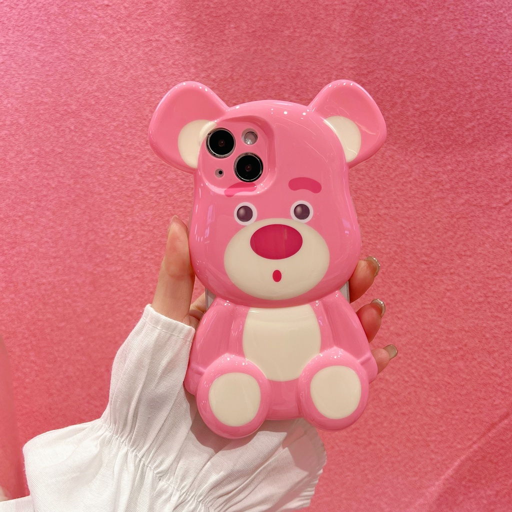 Ốp Điện Thoại Hình Gấu 3d Dễ Thương Cho iphone XR XS XR XS max 1111 pro max 12 13promax 12 pro 12 pro max