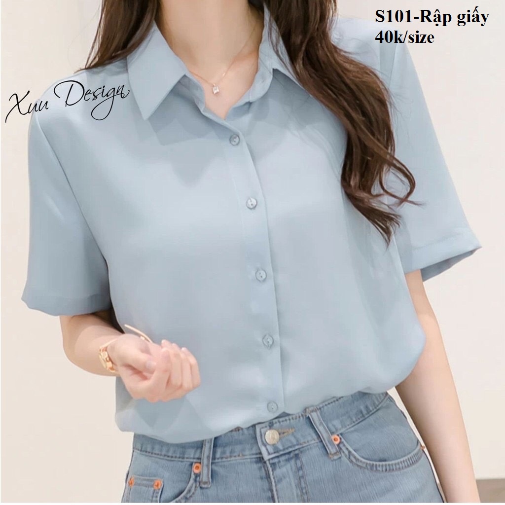 RẬP GIẤY MÃ S101 RẬP ÁO SƠ MI CỘC TAY