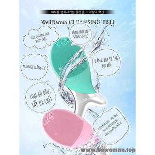 Máy rửa mặt con cá Wellderma Cleansing Fish
