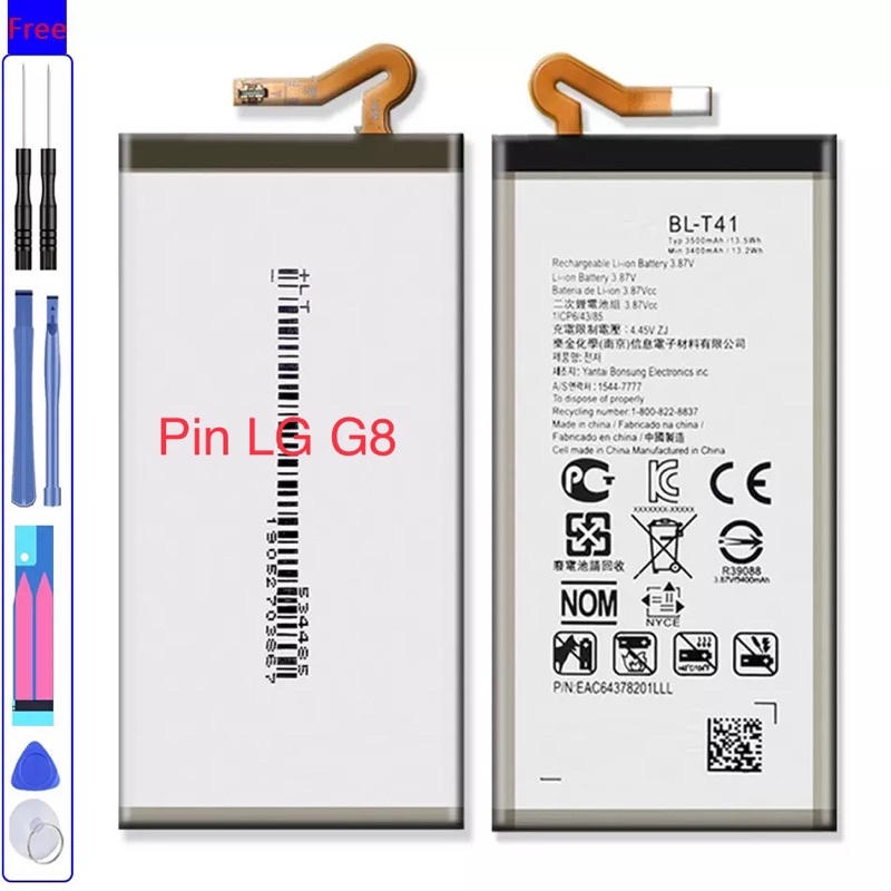 PinBL-T41 Pin Cho Lg G8 ThinQ BL T41 LMG820QM7 LMG820UM1 LM-G820UMB LMG820UM0 LM-G820N