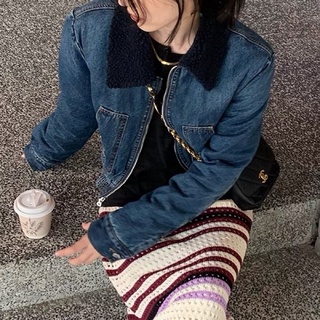 •PRE-ORDER• ÁO KHOÁC JEANS CỔ LÔNG ( kéo ảnh cuối xem fb)