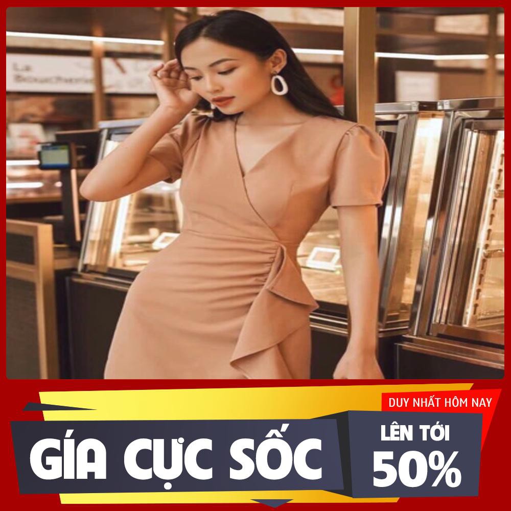 Đầm suông🌷Đầm suông cổ V 🌷FREESHIP 🌷Nhập KAYN10 giảm 10k đơn trên 200k - Hàng nhập khẩu