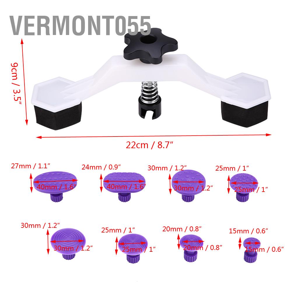 Bộ Dụng Cụ Phục Hồi Vết Lõm Trên Thân Xe Hơi 1 Cầu + 8 Đầu Tab