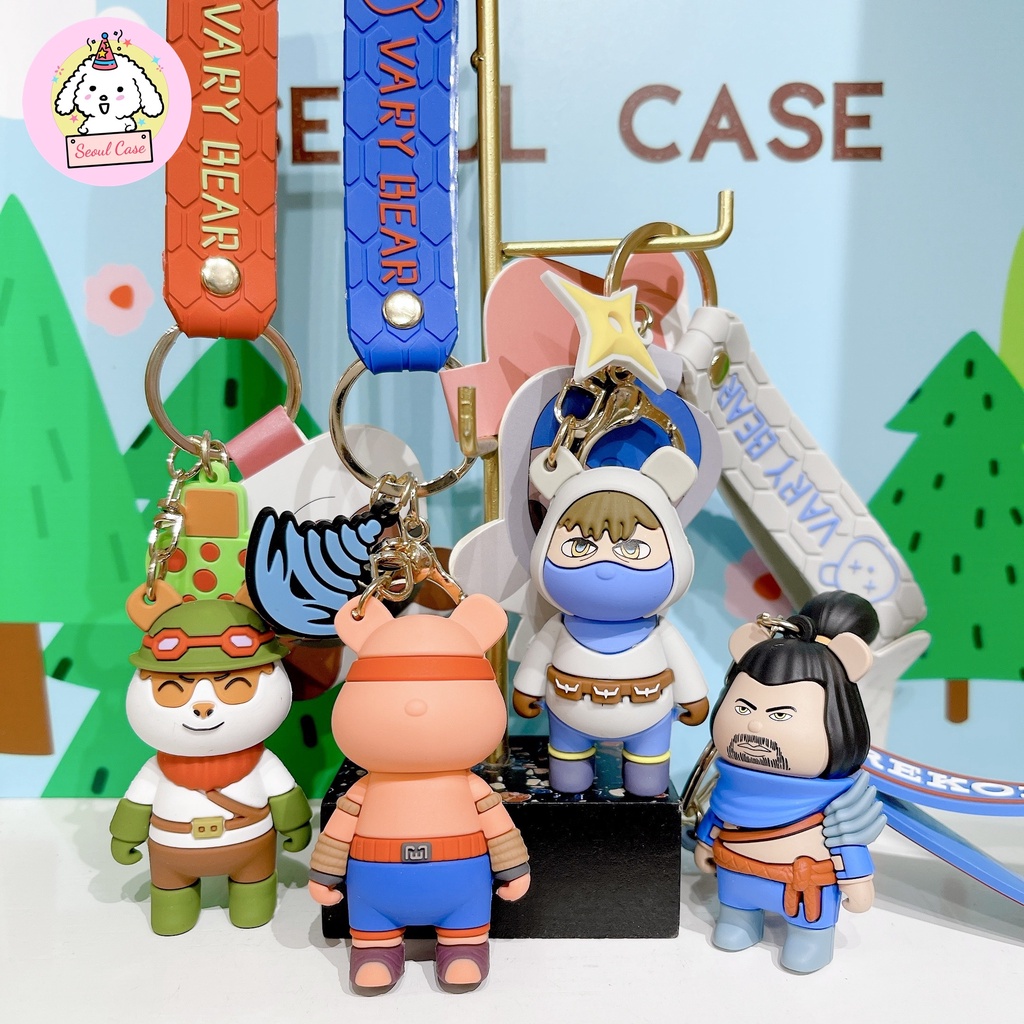 Móc khóa Liên Minh Huyền Thoại LOL Yasuo LeeSin Teemo Zed