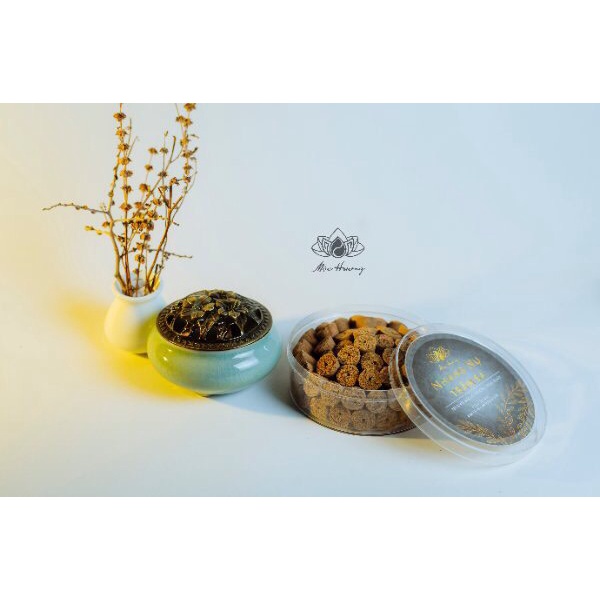 Nhang nụ sạch Mộc Hương 100% từ thiên nhiên, dùng cho lư và thác khói Hương Trầm Hương Trầm Sả Quế Khuynh Diệp Thảo Dược