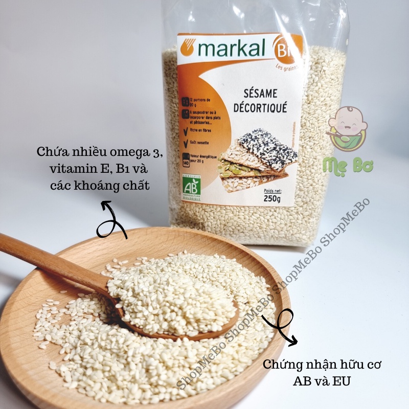 [MARKAL] MÈ TRẮNG HỮU CƠ 250gr