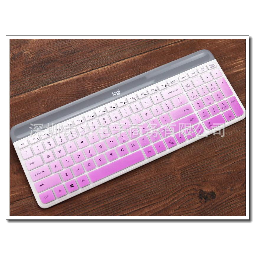 Vỏ bọc bàn phím Bluetooth không dây E.H.Logitech MK470 K580 bằng silicon chống bụi