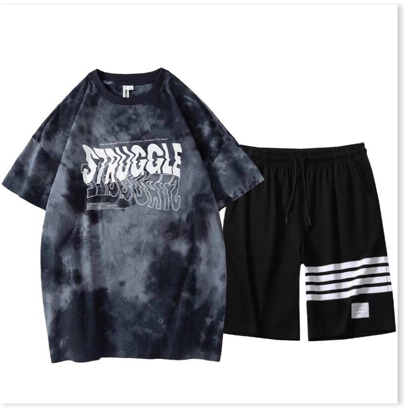 SET BỘ ĐỒ THUN HÈ NGẮN THỂ THAO CỰC CHẤT THỜI TRANG KME FASHION