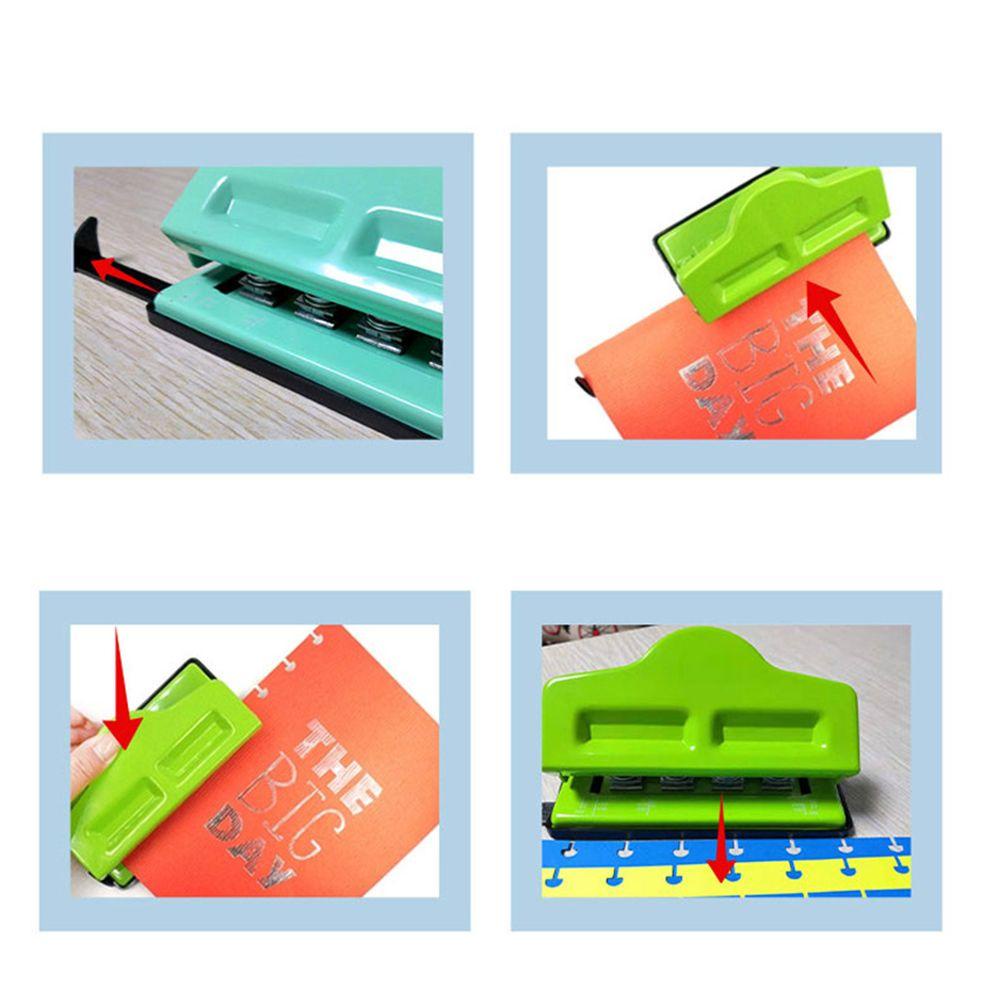 DYRUIDOJ Dụng Cụ Đục Lỗ 4 Lỗ Hình Chữ T Chuyên Dụng Cho Sổ Tay
