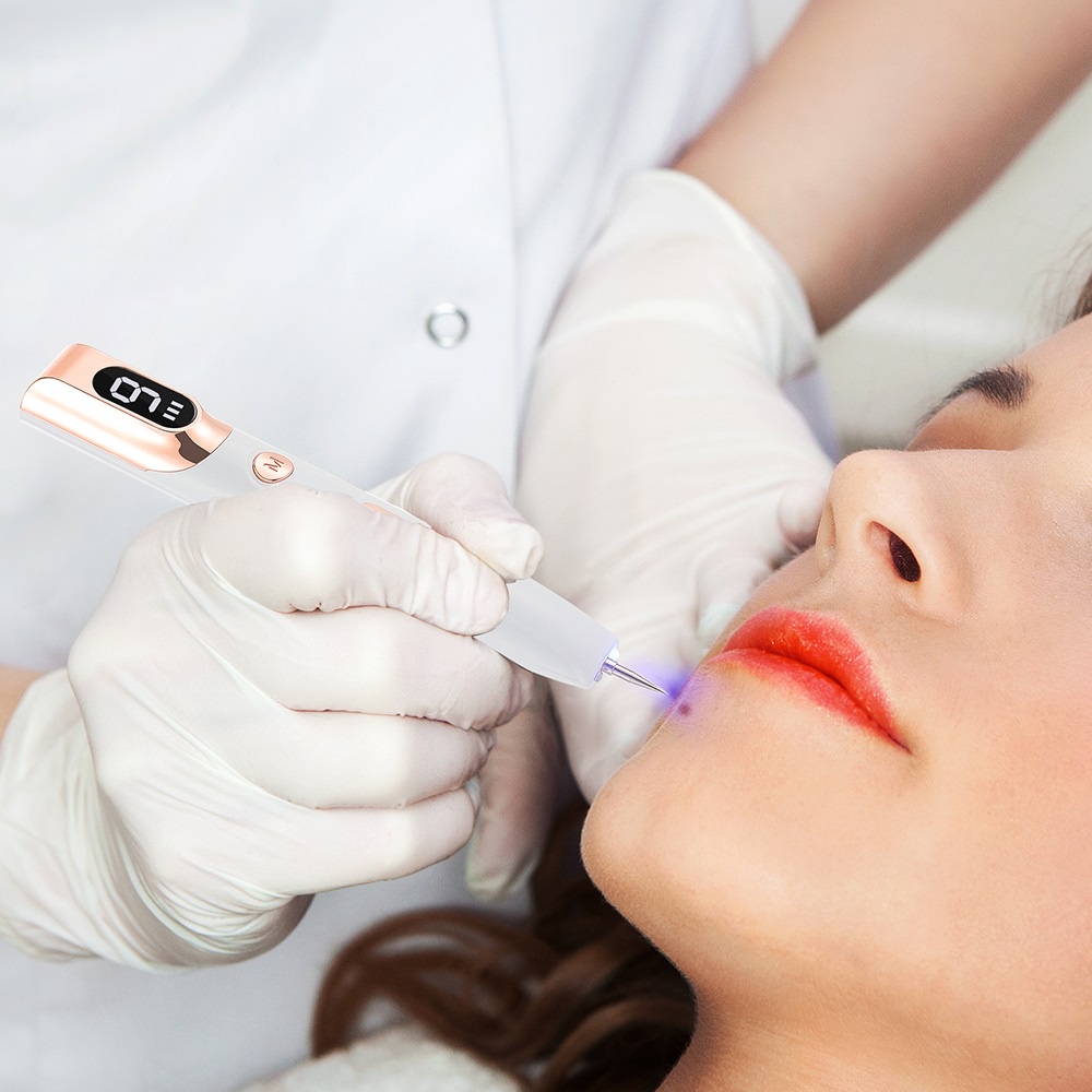 Bút Xóa Nốt Ruồi/Hình Xăm/Tàn Nhang 9 Cấp Độ Bằng Chất Liệu Pha Lê Dạng Lỏng Màu Đen