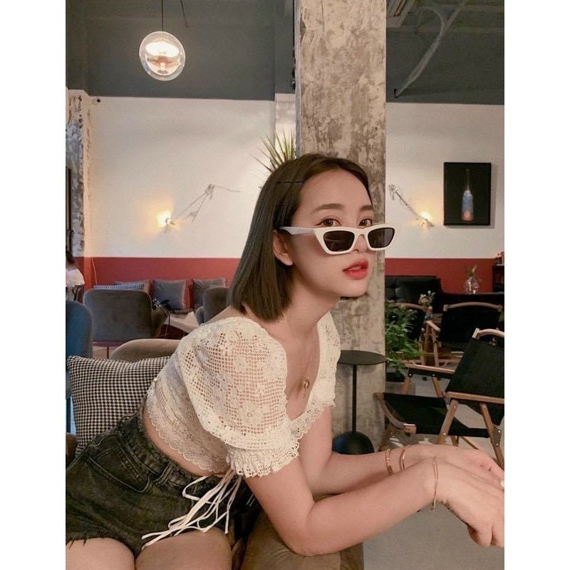 Kính mắt xếch vuông nhọn T2 Giá Rẻ