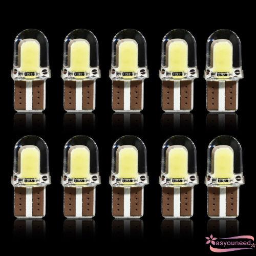 Set 10 đèn LED T10 192 194 168 W5W COB 8SMD bằng Silica siêu sáng dành cho ô tô