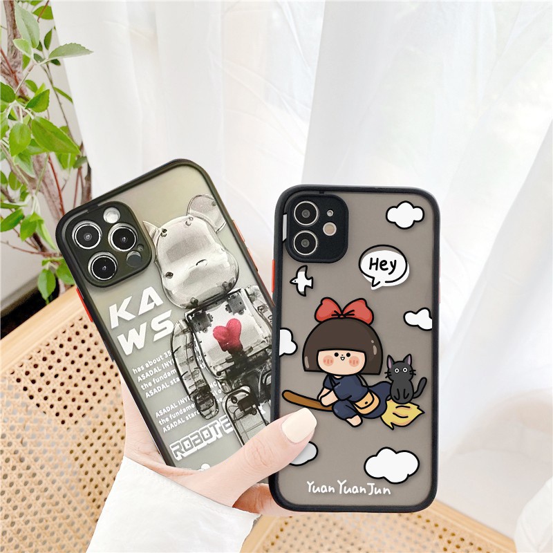 Ốp Lưng Iphone Cạnh Vuông Chống Sốc Lưng Sần Pro Cam hình Morris Every Thing 7plus/8plus/x/xs/11/12/13/14/pro/max
