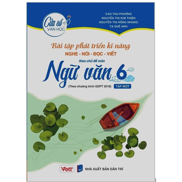 Sách - Combo Bài tập phát triển kĩ năng Nghe - Nói - Đọc - Viết theo chủ đề môn Ngữ văn 6 - (Tập 1+Tập 2)