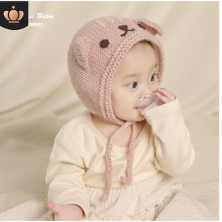 Mũ len Hàn Quốc cực xinh cho bé 6-18m