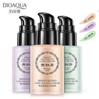 [Sẵn chính hãng] Kem lót hiệu chỉnh màu da, sáng da, dưỡng ẩm Bioaqua 3 màu.