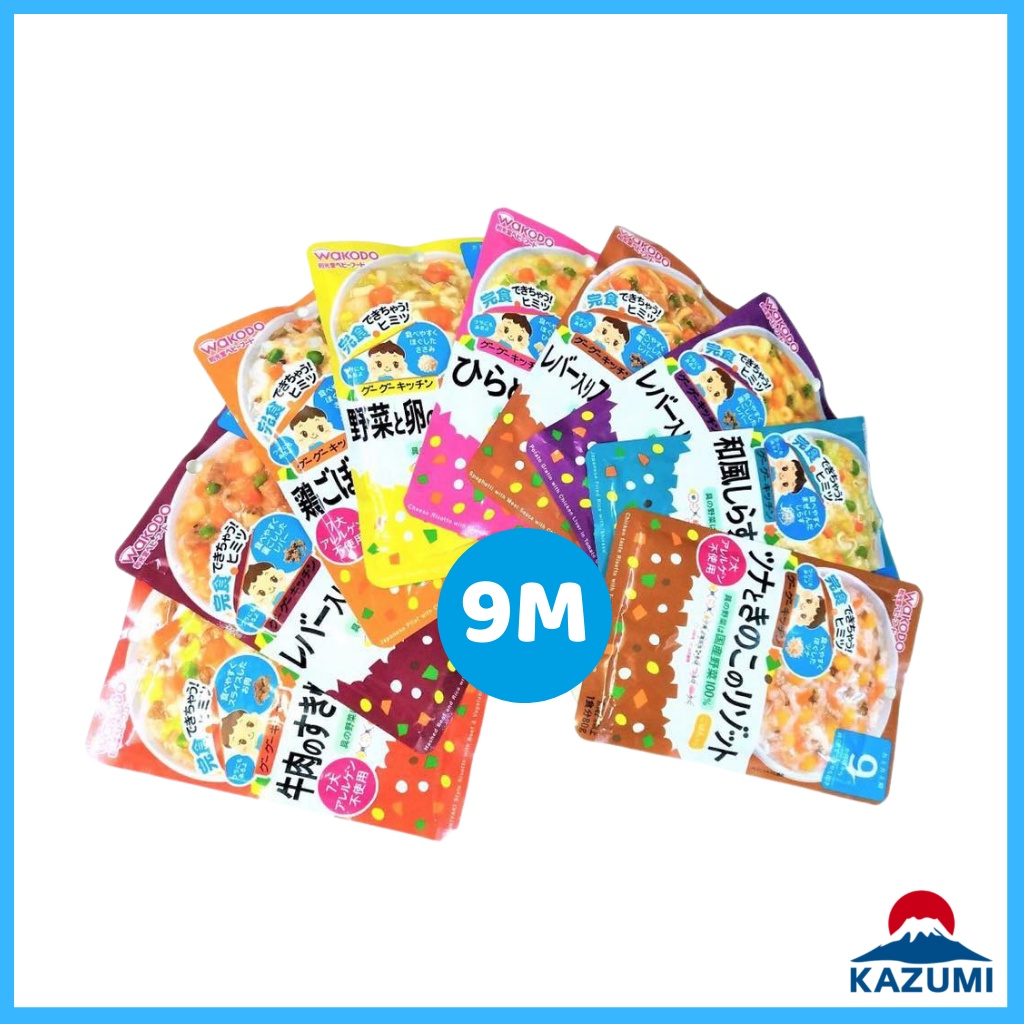 Cháo Tươi Ăn Liền Wakodo Cho Bé 9M+